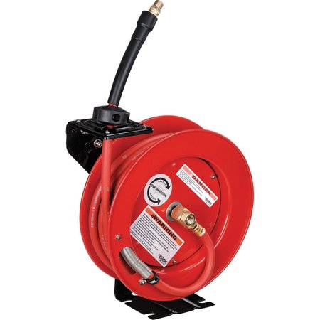 GLOBAL INDUSTRIAL Industrial Grade Retractable Reel, 3/8x 25' Hose, 300 PSI 534172